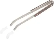 HOMOBABE Small Tea Tweezers Portable Anti-Scald Bowl Holder Clip for Hot Cups Versatile Tongs for Desserts and Appetizers