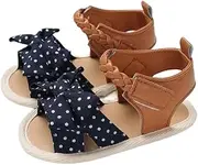 micia luxury(ミシアラグジュアリー) Missia Luxury 10741-10743 Baby Sandals, Baby Shoes, Girls, Bowknot Decoration, Polka Dot Pattern, Spring, Summer, Outing, Cotton, PU Leather, Multicolor