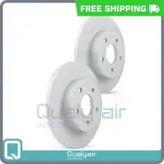 New 2PCS Rear Coated Solid Disc Brake Rotor Fits Chevrolet, Saturn (for: Chevrolet)