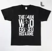 Ryu Ga Gotoku 7 Gaiden Kazuma Kiryu T-shirts Black L size Like a Dragon Yakuza