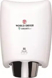 NEW WORLD DRYER SMARTDRI K-974A 3 SPEED 10 SECOND HAND DRYER AUTOMATIC ELECTRIC