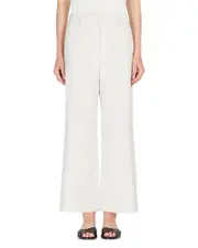 Max Mara Virna Basketweave Wide Leg Pants