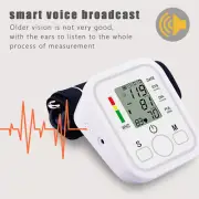 Upper Arm Blood Pressure Digital Automatic Monitor BP Cuff Machine Pulse Meter