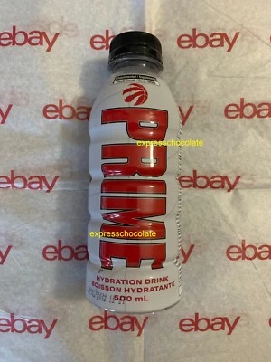 TORONTO RAPTORS WHITE BOTTLE PRIME HYDRATION DRINK CANADA EXCLUSIVE EDITION