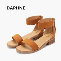 在飛比找Yahoo奇摩拍賣-7-11運費0元優惠優惠-Daphne/達芙妮旗下杜拉拉夏新款女鞋 時尚簡約一字面流蘇