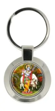 Krishna Hindu Key Ring