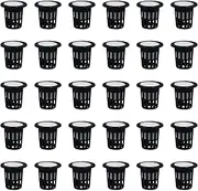 Whtkoph 30x Net Pots Planting Cultiving Baskets Practical Sustainability, Heavy Duty, Accessories Plant Cups Net for Hydroponics Culture