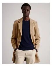 [Blaq] Carson Car Coat in Sand