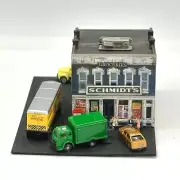 DPM N Scale Custom Painted Weathered "Schmidt's Groceries" Fully Assembled