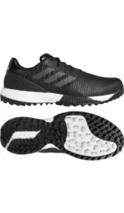 Adidas Men's CODECHAOS Sport Black/Grey Spikeless Size 8 Golf Shoes New EE9111