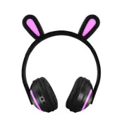 Wireless Bluetooth Headphones Head-Mounted Stereo Bass Wireless Headset Rabbit Ears