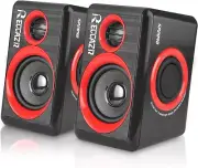 PC Computer Speakers With Surround Sound USB Wired Laptop Deep Bass Desktop