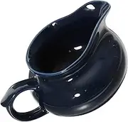 HOMOCONO Gravy Bowl Condiment Cup Ceramic Sauce Boat Elegant Design Multi-Function Sauce Jug for Family Restaurant