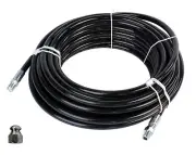 Schieffer 1/4" x 50' 4400 PSI Thermoplastic Sewer Jetter Hose & 12.0 Nozzle