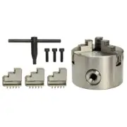 4" 3-Jaw Self-Centering Chuck Lathe Milling Internal External Grinding Machines