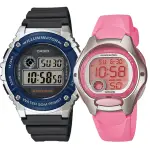 【CASIO 卡西歐】實用運動熱賣男女對錶(W-216H-2A+LW-200-4B)