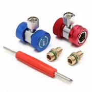 R134A High Low Quick Coupler Adapter Connector A/C Manifold Gauge & Remover Tool