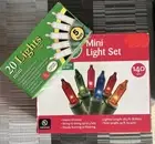 Winter Wonder Lane 140 Multicolor Mini Lights Green Wire Ind/outdoor & 20 Light
