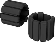 Spendeal 2PCS/Set Wrist Weights, Adjustable Silicone Wearable Wrist Bangles Wraps for Men Women, Increase Training Weights for Walking, Exercise, Jogging, Yoga, Gym, Strength Training