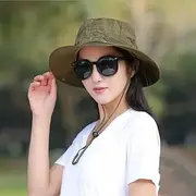 [Ling88] Women's Sun Hat Summer Hat Panama for Women Visor Sun Protection Uv Bucket Hat Beach Panama Women Bucket Hat Jean Hat Collapsible Sun Protection Outdoor Hat -6
