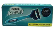 Vintage NOS Schick Xtreme 3 Disposable Razor Original Box Free Promo New Old X