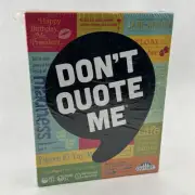 Outset Media Don't Quote Me Pop Culture Movie Sports Trivia Game