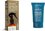Salts & Co. Magnesium Oil Spray & Magnesium Support Lotion Bundle