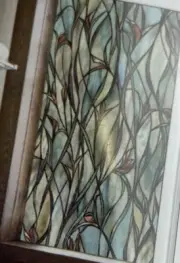 NEW Stained Glass Privacy Static Cling Window Film 24x36 by Artscape