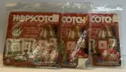 3 Pkg Charles Craft Hopscotch 14 Count Aida Cross Stitch Fabric Red/Green NEW