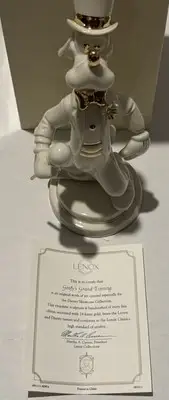 New Lenox Walt Disney Showcase Goofy’s Grand Evening Figurine Ivory & Gold RARE