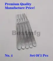 Set Of 5 Pieces Surgical Scalpel BP Handle #4 Manufacturer Price Good Quality