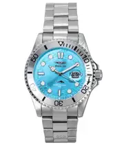 Invicta Pro Diver Stainless Steel Light Blue Dial Quartz 44715 100M Men's Watch
