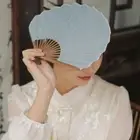 Retro Mini Shell Fan Chinese Handheld Fan Folding Hand Fan Home Decoration