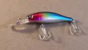 Bass Fishing Lure DR 2 1/2 in. Diving Rattling Minnow Weight Transfer Jerkbait