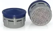 2180212 | Aerator Indoor Use Compatible with Neoperl Long Life Tap Aerator M22 x 1, M24 x 1, Aerator Inner Insert M22, M24, Filter Cartridge with Seals M22/m24, Pack of 2