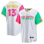 男式 MLB SAN DIEGO PADRES 13 MANNY MACHADO TAN PLAYER 棒球球衣