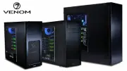 Venom BlackTop Viper ATX Full Tower Black Aluminum PC Case with Perspex window