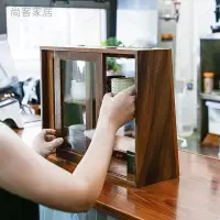 在飛比找蝦皮購物優惠-【廠傢直銷】日式餐櫃 純實木廚房收納櫃 碗盤櫃調料櫃 小型餐