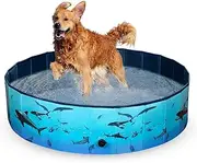 pet poolFoldable Dog Pet Swimming Pool Durable Collapsible Bathing Tub Material for Dogs Cats Kiddie in Summer Outdoor Foldable Poolkiddie Pools