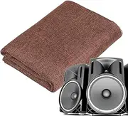 Acoustically Transparent Speaker Cloth Fabric, 57x20 Inches, Ideal for Speaker Repairs or Home Stage Use, Providing Dust Protection Without Affecting Sound Quality