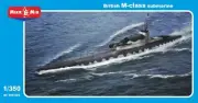 MikroMir 1/350 British M-class Submarine Model Kit