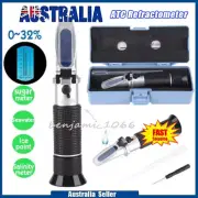 Portable ATC Refractometer 0-32% Brix Tester for Sugar Fruit Wine Meter