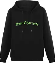 Good Charlotte Men Hoody With kangaroo Pocket Sweatershirt, Hoodie High quality smooth lines L
