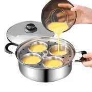 Egg Poacher Pan Nonstick Stainless Steel Poached Egg Maker Poached Egg Pan