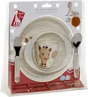 Sophie the giraffe Mealtime Set - Balloons, White/ Blue