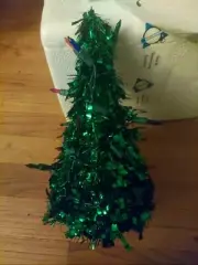 Artificial Miniature Village Christmas Tree with Light-Up Feature | Decor