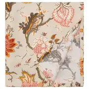 NÄSSELKLOCKA flat sheet, light grey-beige, Single