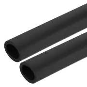 2pcs 0.3 Meter/1ft Pipe Insulation Tube 28mm ID 38mm OD Foam Tubing, Black