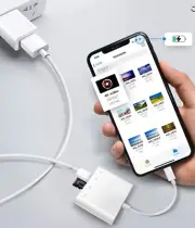 iPhone Cable to SD/TF, USB OTG Camera Adapter for iPhone and iPad Plug and Play