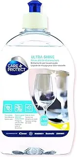Care + Protect 35602034 Rinse Aid for Dishwashers-Ensures extra shine for glasses and dishes. Protects from stains and streaks and helps to dry faster.